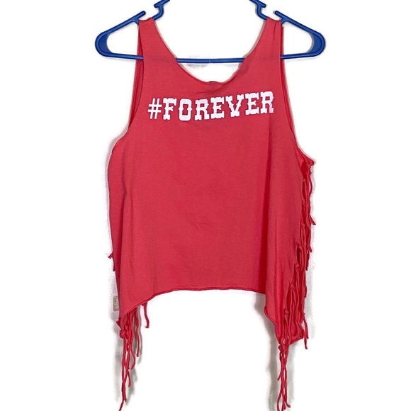 Electric Pink 100% Country Girl Distress Tank Top - Picture 3 of 5